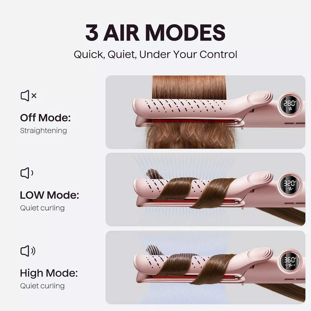 Wavytalk A12 Pro Airflow Hair Styling Tool 1.25" - Pink