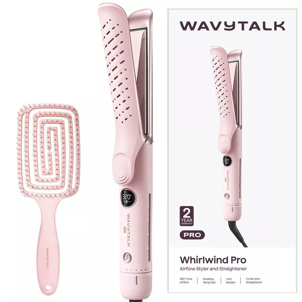 Wavytalk A12 Pro Airflow Hair Styling Tool 1.25" - Pink